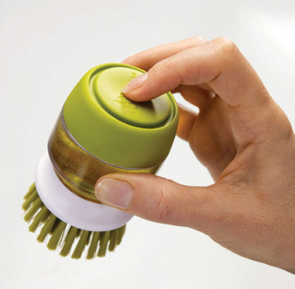 Cepillo de Limpieza con Dispensador de Jabón, Cepillo para Platos y Sartenes